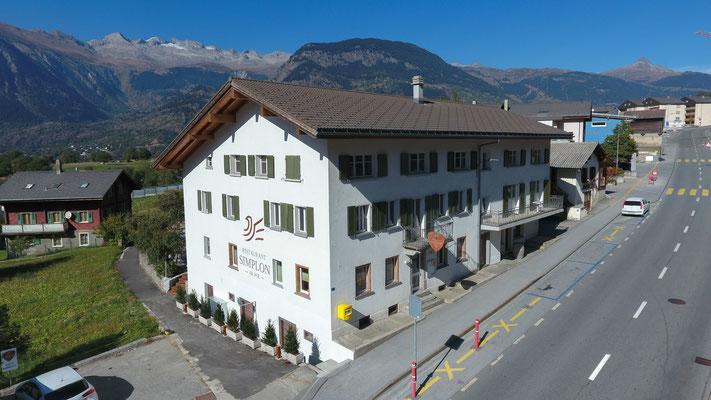 Готель Gasthaus - Restaurant Simplon Va Hie Бриг Екстер'єр фото